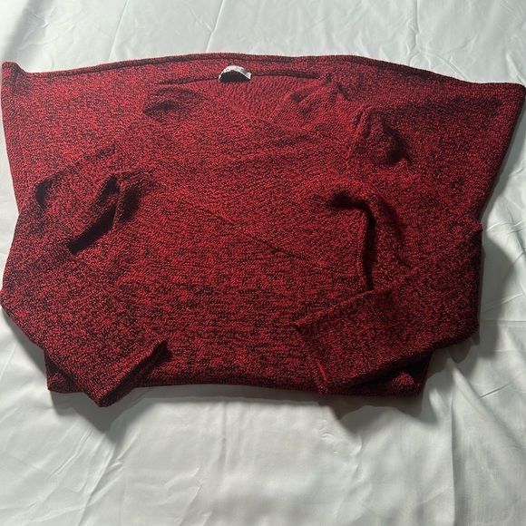 Zara Red and Black Knit Sweater Dress - Picture 7 of 12